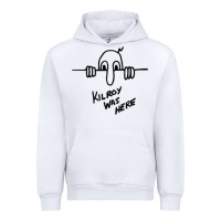 White Kilroy was here (on RedBubble) gift Urban Hoodie - PixelWave