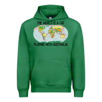 Emerald the world is a cat playing with australia 2020 shirt Urban Hoodie - PixelWave