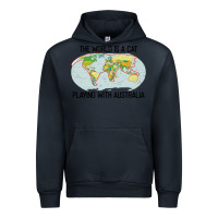 Navy the world is a cat playing with australia 2020 shirt Urban Hoodie - PixelWave