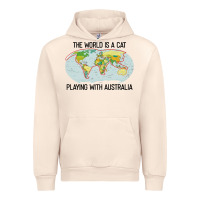 Sandshell the world is a cat playing with australia 2020 shirt Urban Hoodie - PixelWave