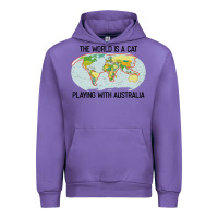 Tulip the world is a cat playing with australia 2020 shirt Urban Hoodie - PixelWave