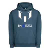 Pigment Midnight Navy messi Urban Hoodie - PixelWave