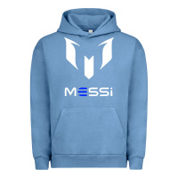 Pigment Pebble Blue messi Urban Hoodie - PixelWave