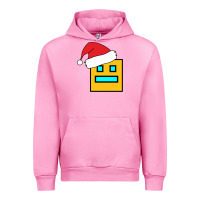 Fuchsia Pink Geometry Dash Urban Hoodie - PixelWave