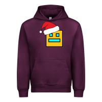 Mauve Wine Geometry Dash Urban Hoodie - PixelWave