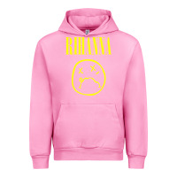 Fuchsia Pink Grunge Rihanna Urban Hoodie - PixelWave