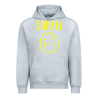 Heather Grey Grunge Rihanna Urban Hoodie - PixelWave