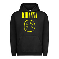 Pigment Black Grunge Rihanna Urban Hoodie - PixelWave