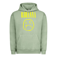 Pigment Oil Green Grunge Rihanna Urban Hoodie - PixelWave