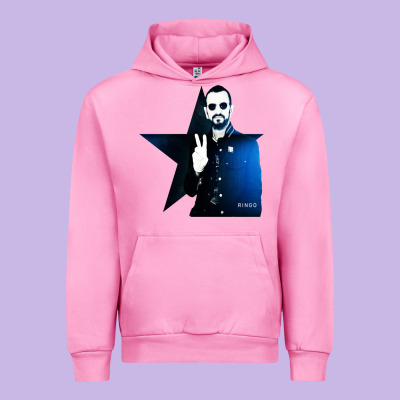 Ringo Starr 01 Urban Hoodie Designed By Pixelwave