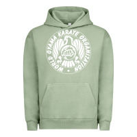 Pigment Oil Green World Oyama Karate Organization ( white ) Urban Hoodie - PixelWave