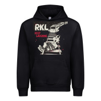 Black RKL Keep Laughing Essential Urban Hoodie - PixelWave