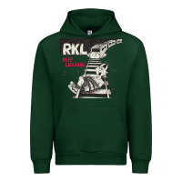 Forest Green RKL Keep Laughing Essential Urban Hoodie - PixelWave