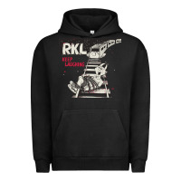 Pigment Black RKL Keep Laughing Essential Urban Hoodie - PixelWave