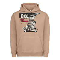 Pigment Burro RKL Keep Laughing Essential Urban Hoodie - PixelWave