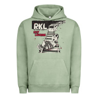 Pigment Oil Green RKL Keep Laughing Essential Urban Hoodie - PixelWave