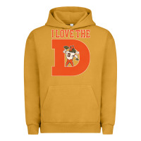 Pigment Peanut Butter i love the d broncos football quote Urban Hoodie - PixelWave