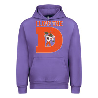 Tulip i love the d broncos football quote Urban Hoodie - PixelWave