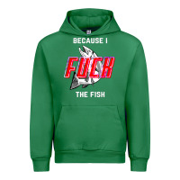 Emerald because i fuck the fish Urban Hoodie - PixelWave