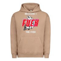 Pigment Burro because i fuck the fish Urban Hoodie - PixelWave