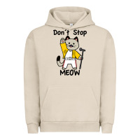 Pigment French Oak Don´t Stop Meow Urban Hoodie - PixelWave