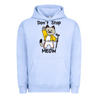Pigment Grape Ice Don´t Stop Meow Urban Hoodie - PixelWave