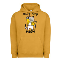Pigment Peanut Butter Don´t Stop Meow Urban Hoodie - PixelWave