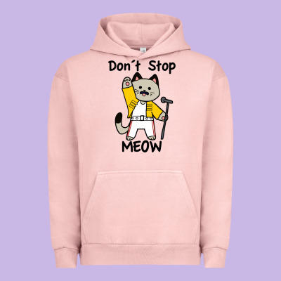 Don´t Stop Meow Urban Hoodie Designed By Pixelwave