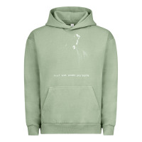 Pigment Oil Green clap your hand say yeah Urban Hoodie - PixelWave