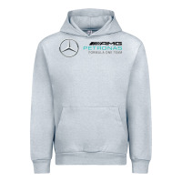 Heather Grey mercedis f1 Urban Hoodie - PixelWave