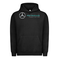 Pigment Black mercedis f1 Urban Hoodie - PixelWave