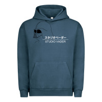 Pigment Midnight Navy studio vader   star Urban Hoodie - PixelWave