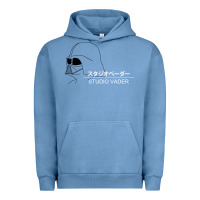 Pigment Pebble Blue studio vader   star Urban Hoodie - PixelWave