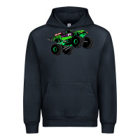 Navy monster truck grave digger Urban Hoodie - PixelWave