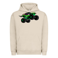 Pigment French Oak monster truck grave digger Urban Hoodie - PixelWave