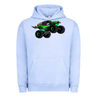 Pigment Grape Ice monster truck grave digger Urban Hoodie - PixelWave