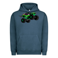 Pigment Midnight Navy monster truck grave digger Urban Hoodie - PixelWave