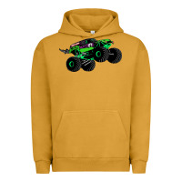 Pigment Peanut Butter monster truck grave digger Urban Hoodie - PixelWave
