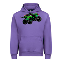 Tulip monster truck grave digger Urban Hoodie - PixelWave