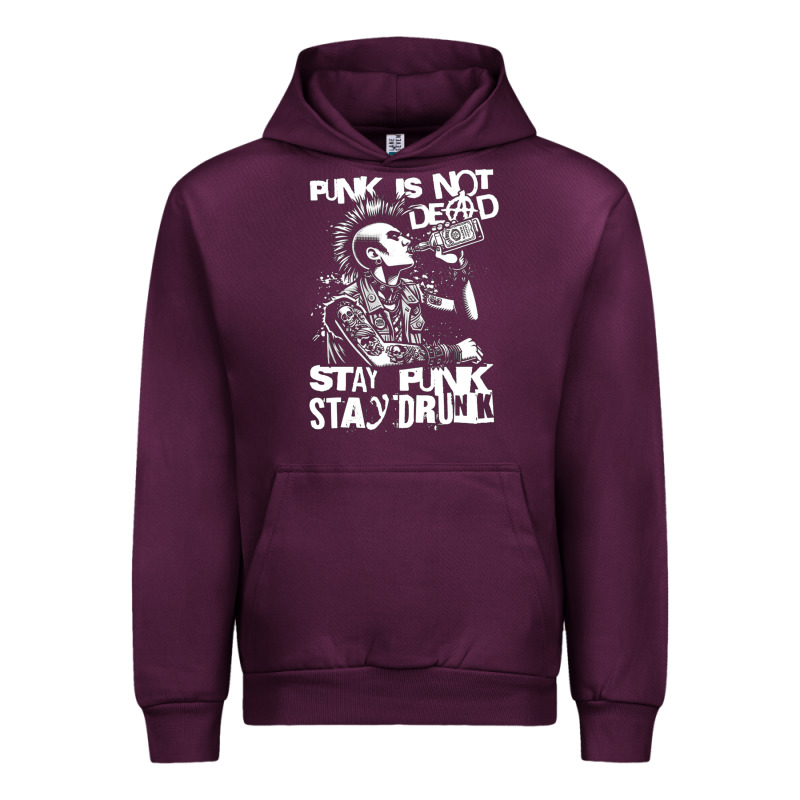 Stay Punk Stay Drunk Urban Hoodie by PixelWave | Teevron