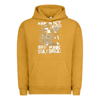 Pigment Peanut Butter Stay Punk Stay Drunk Urban Hoodie - PixelWave