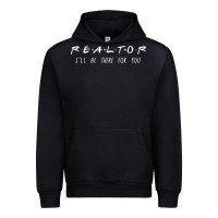 Black realtor i'll be there for you long sleeve Urban Hoodie - PixelWave