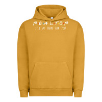 Pigment Peanut Butter realtor i'll be there for you long sleeve Urban Hoodie - PixelWave