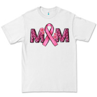 White cancer ribbon mom Premium Tee - RanaPortraitStore