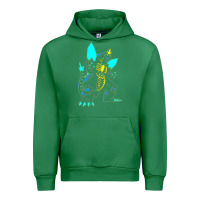 Emerald Spacegodzilla Urban Hoodie - PixelWave