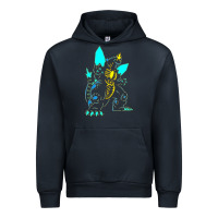 Navy Spacegodzilla Urban Hoodie - PixelWave