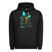 Pigment Black Spacegodzilla Urban Hoodie - PixelWave