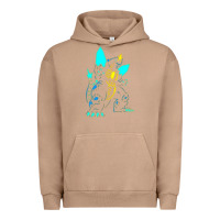 Pigment Burro Spacegodzilla Urban Hoodie - PixelWave