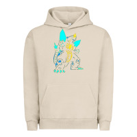 Pigment French Oak Spacegodzilla Urban Hoodie - PixelWave