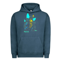 Pigment Midnight Navy Spacegodzilla Urban Hoodie - PixelWave
